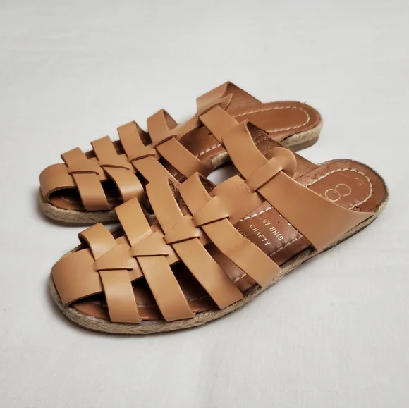 Vintage | Shoes | Vintage Connie Woven Leather Slip On Sandals 